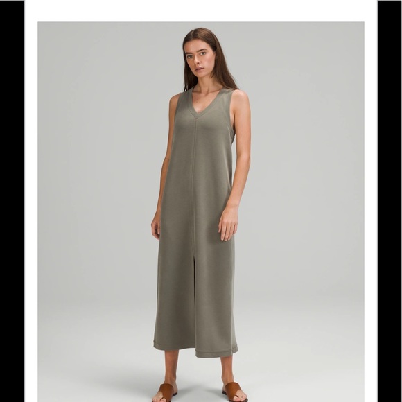 lululemon athletica Dresses & Skirts - Lululemon Ease of it All V-Neck Midi Dress Softstreme